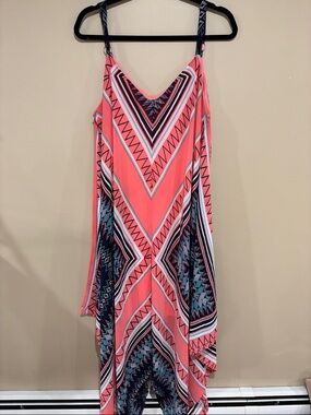 Handkerchief boho maxi